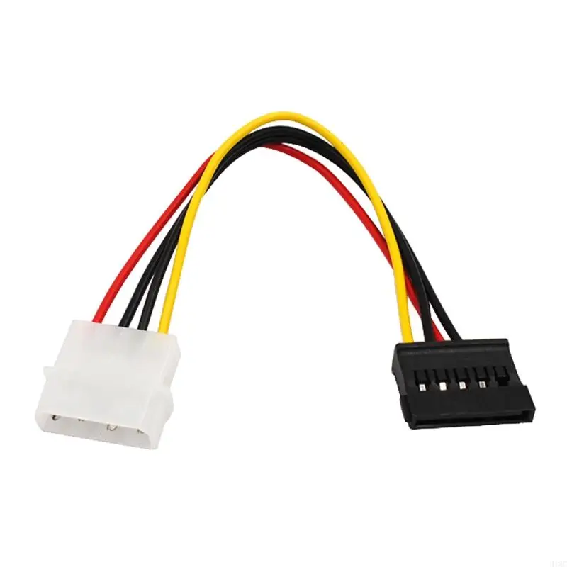 Kabel Konverter Daya 918C 4 Pin IDE Molex Ke Seri 15Pin 18Cm/7,08in