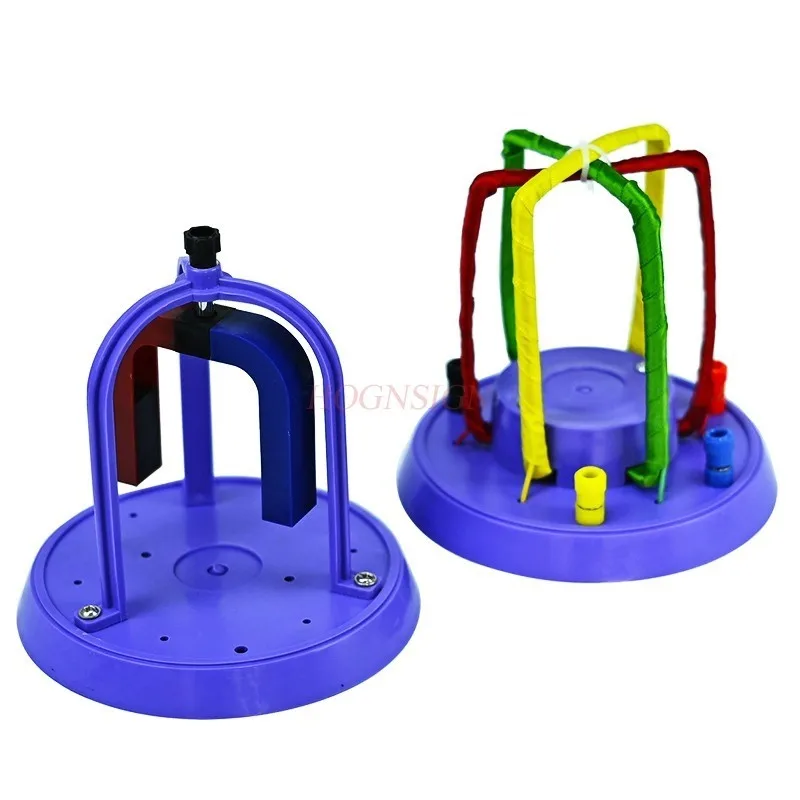 

1 комплект дополняет свойства вращающегося магнитного поля. Трехфазный демонстратор принцип двигателя.