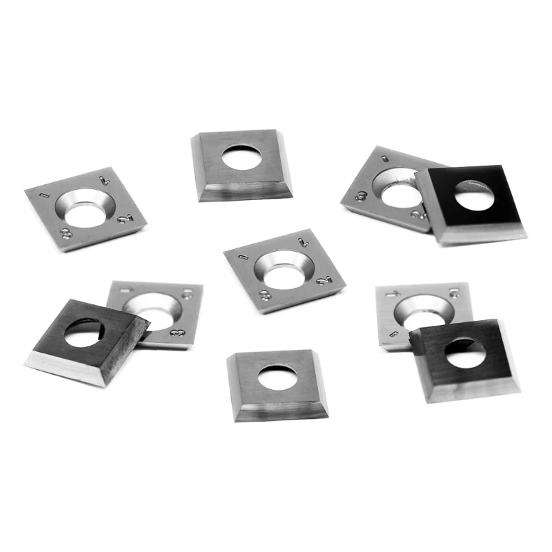 15mm Square Carbide Cutter Insert Wood Carbide Inserts Helical Nnives 15x15x2.5mm with Screws for Spiral Helical Planers