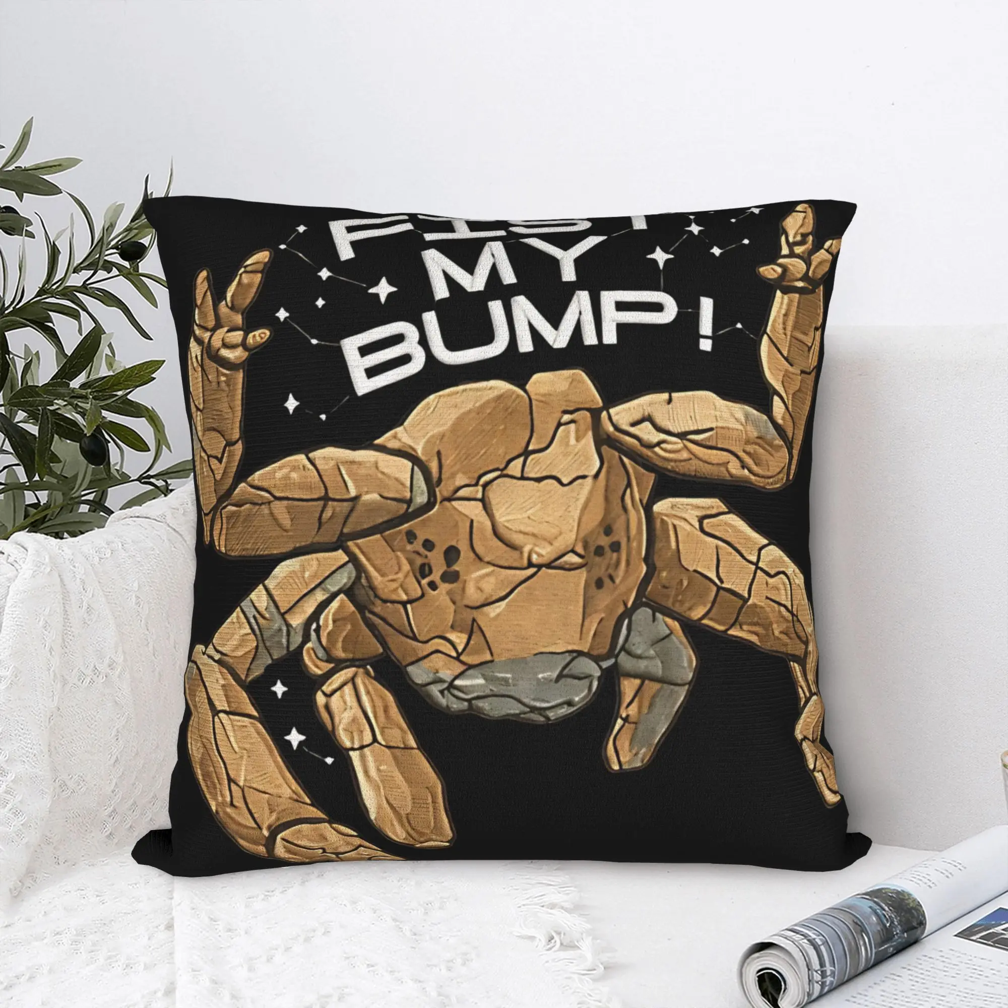 Pillow Case Rocky Amaze Jazz Hands Fist My Bump Project Hail Mary Pillow Cover For Living Room Bed Chair Novelty Pillowcases