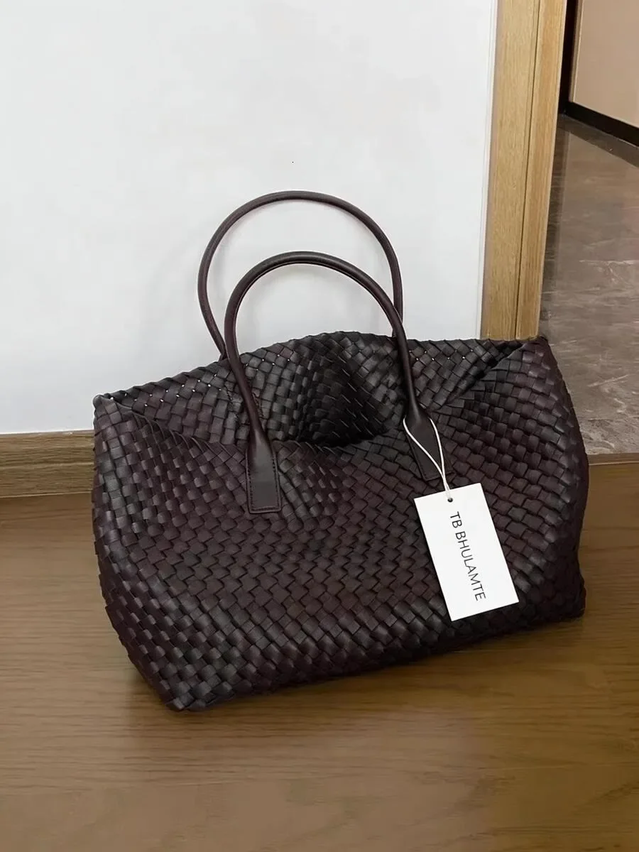 

for Women Purse Niche Design Fashion Large Bag 2025 Summer New Simple Large Capacity Woven Bag Handheld Tote Bag Shoulder Bag