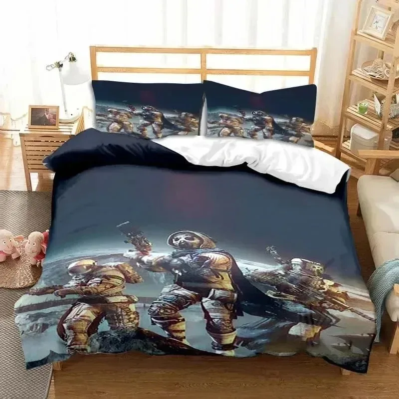 Ensemble de literie imprimé 3D Game Destiny, housse de couette de chambre à coucher, housses de couette, simple, double, king size, textile de maison