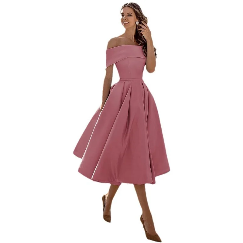Long Dress Women Dresses Gown A Line Vestidos Y2k Streetwear Elegant Splice Party Night Work Off Shoulder Sexy High Waist 2026 view 4