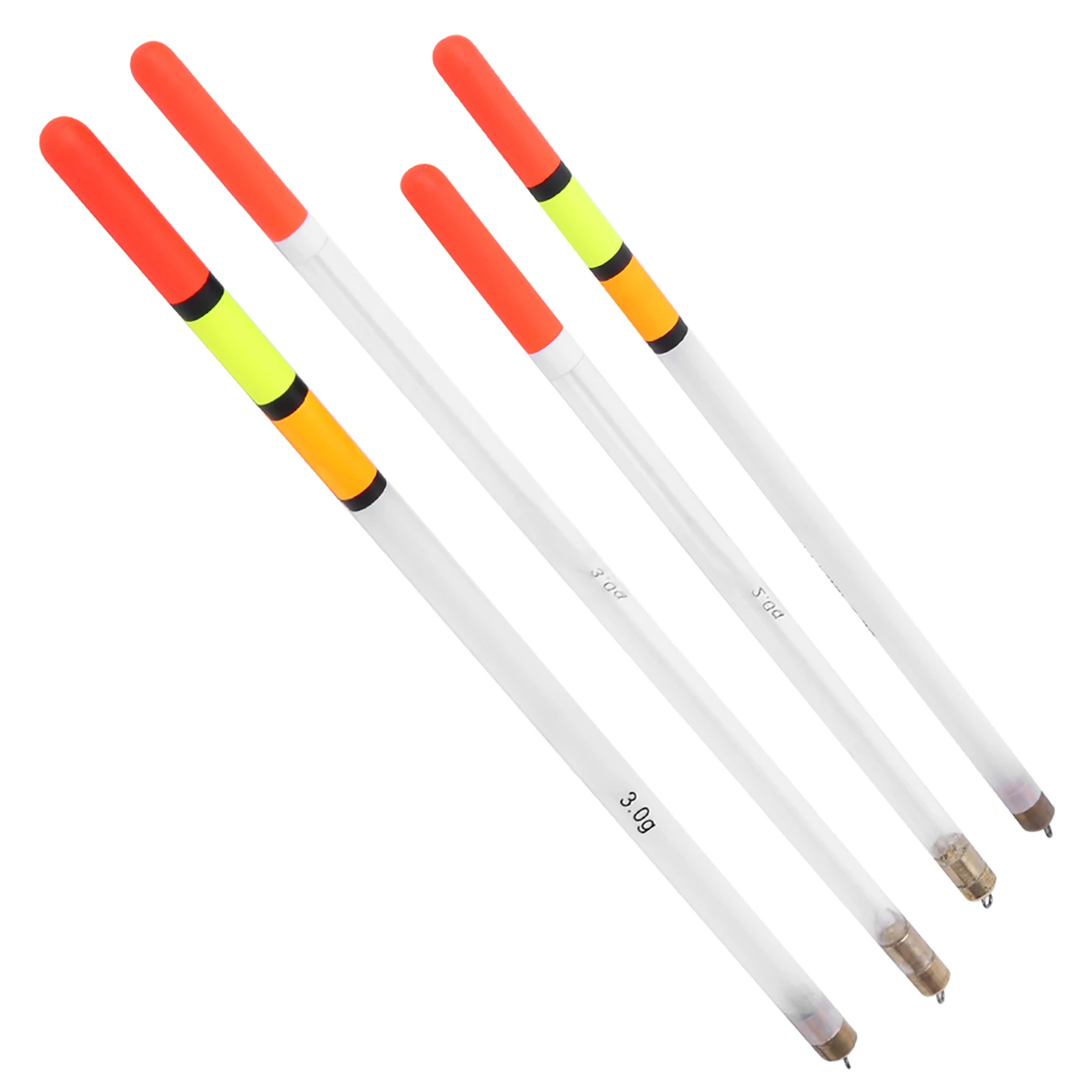 Plastik-Angelposen, Bobber-Sticks, Mehrzweck-Fischfutter-Köder-Zubehör-Set, Angelposen