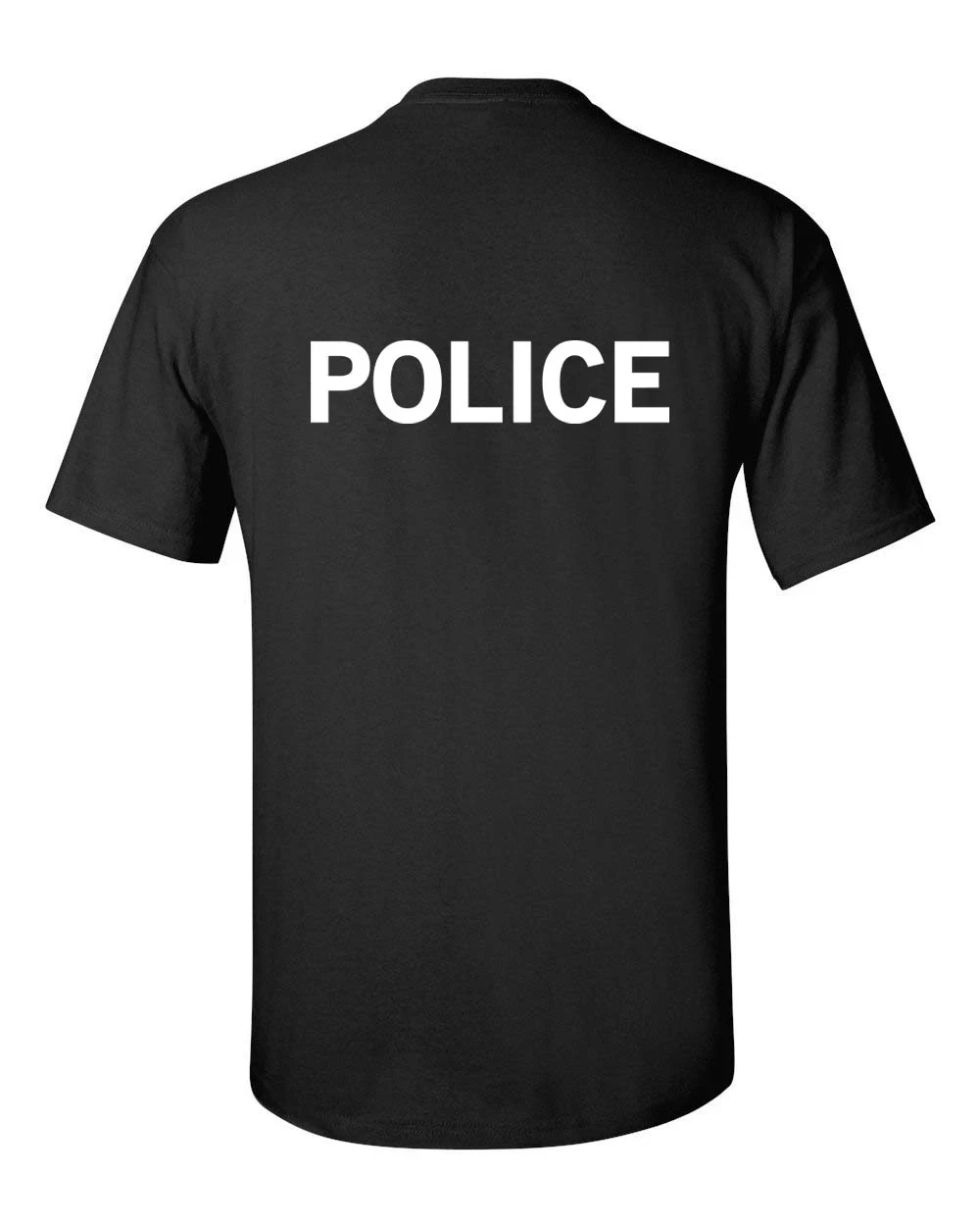 POLICE Men's T Shirt Letter Print Round Neck Short-sleeved Tracksuit Tops Summer Casual Pullover Cotton Fashion Brand Sportswear
