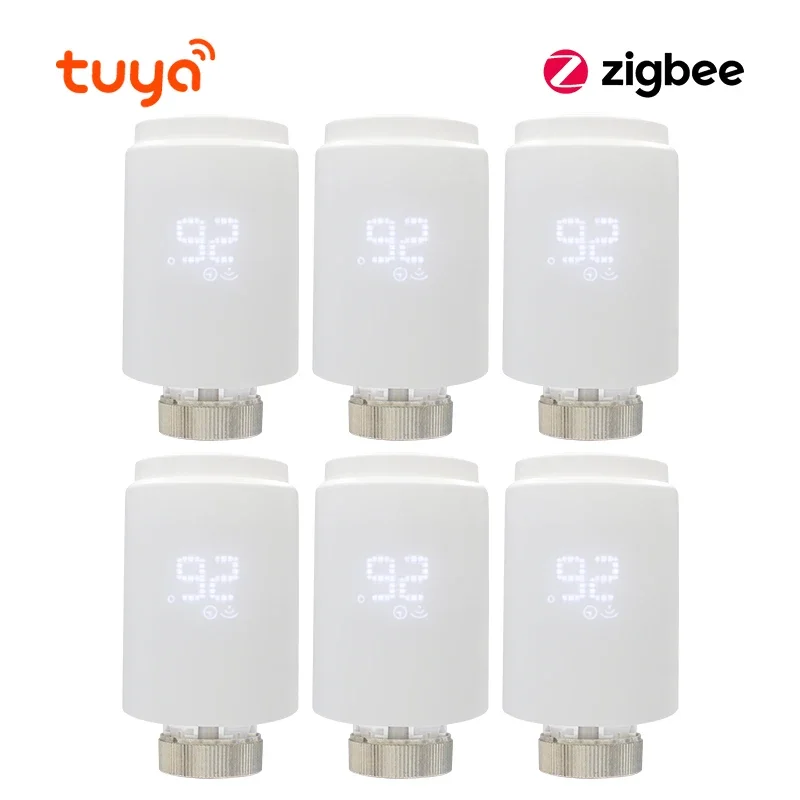 Tuya Smart Home Zigbee 3.0 Thermostatische Klep Radiator Zigbee Thermostaat Radiator Zigbee Thermostatische Klep Alexa Google Thuis