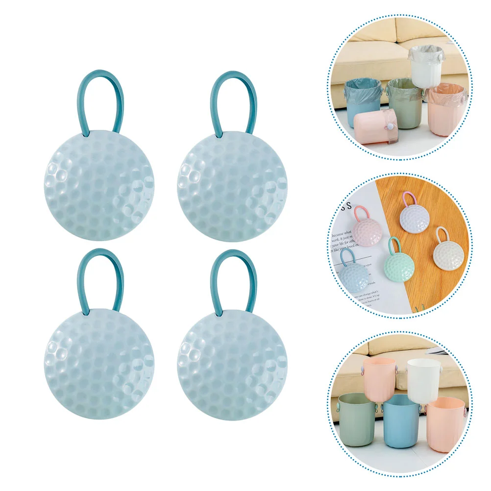 4 Pcs Magnetic Garbage Trash Can Clip Buckle Fasten Refuse Sacks Litter Holder ABS Iron Sheet Clamp Fixator