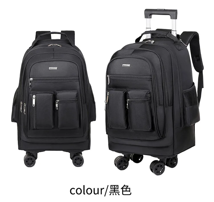 Business-Rucksack für den Außenhandel, Großer Multifunktionaler Doppel-Rucksack, Studentenrucksack, Leichtgewichtig – Detail 23