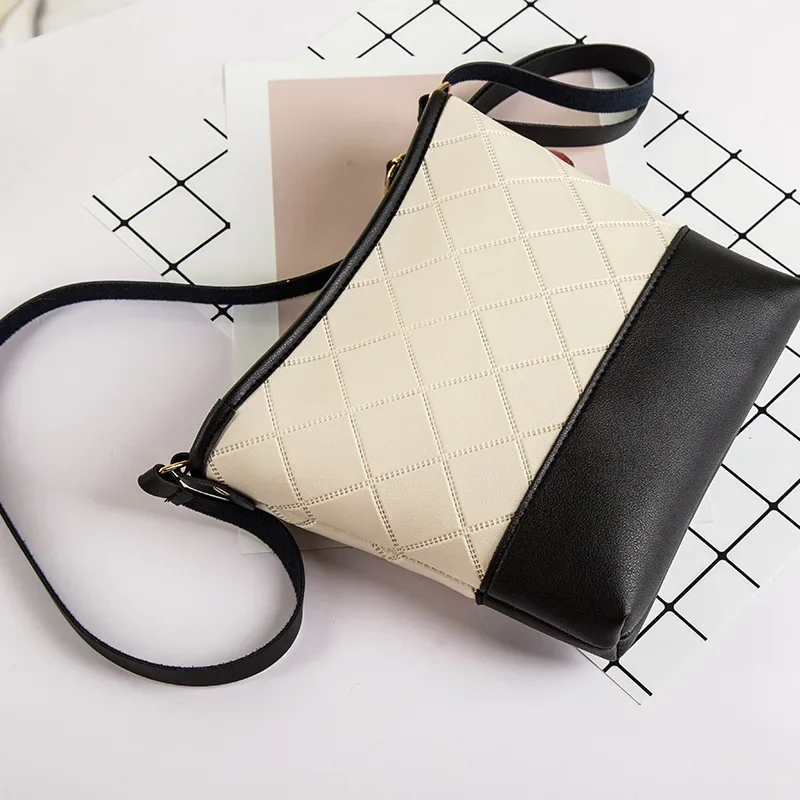 Bolsos de hombro populares para mujer, Mini bolsos informales de cuero PU a la moda, bolso cruzado Retro para mujer, monederos y bolsos