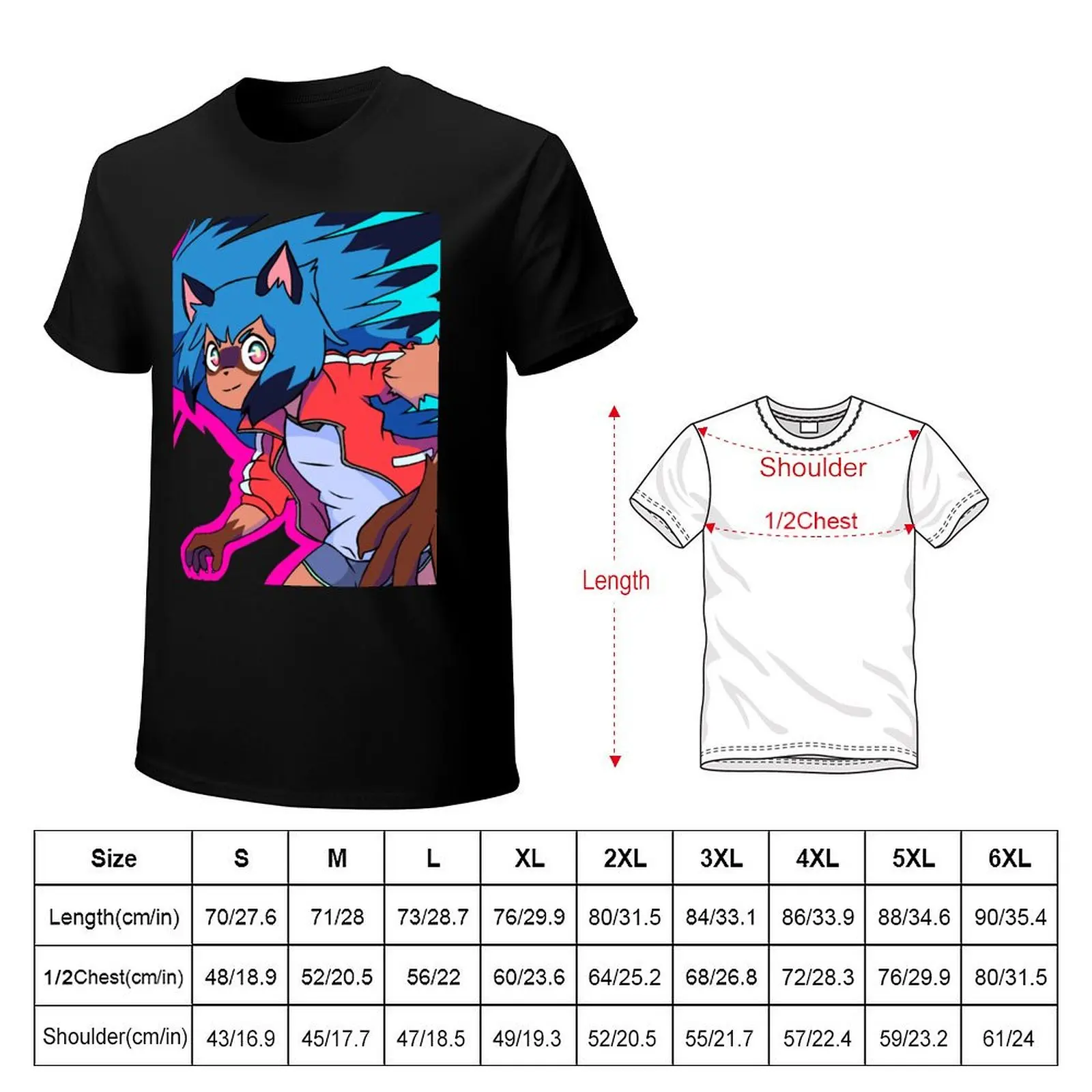 Michiru Kagemori T-Shirt Trendy Pattern T-Shirt for Men