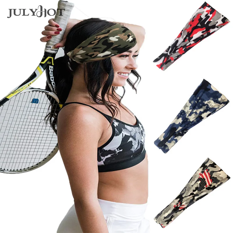 Sport Headbands Bike Cycling Running Sweatband Fitness Jogging Tennis Yoga Gym Headscarf Head Sweat Hair Band Bandage Men Women