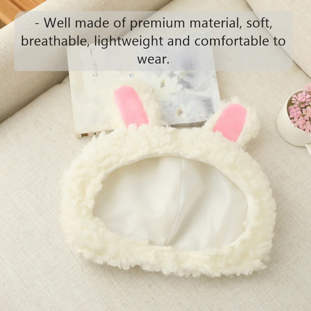 

Rabbit Ear Hat Warm Beanie For Women Men Soft Lightweight Winter Cap Fashionable Daily Wear Outdoor Bushwalking Running