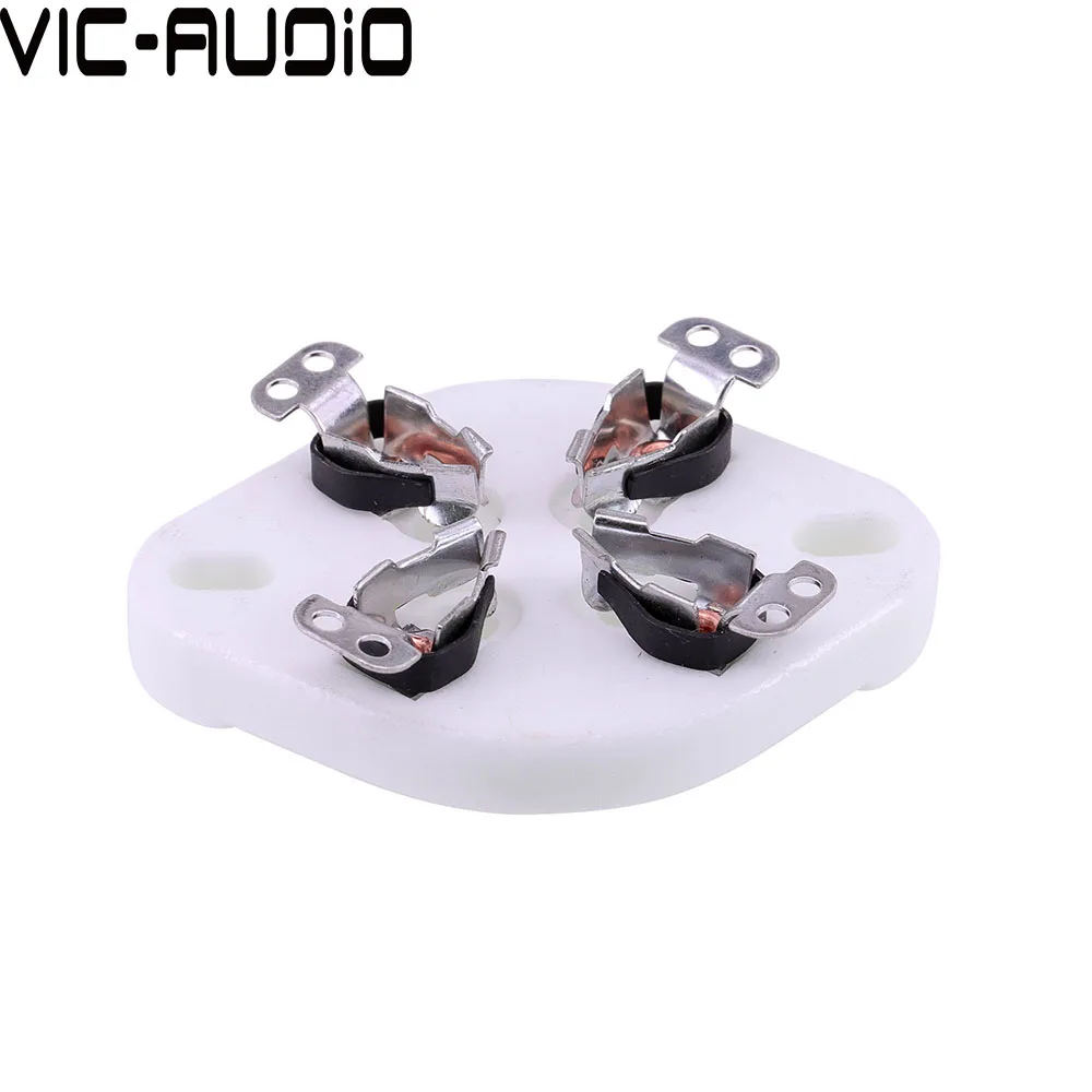 1 шт. 4-контактный U4A керамический ламповый разъем для 274A 5U4G 300B 2A3 811 572B 45 71A аудио Hi-Fi винтажный усилитель DIY панель крепление на шасси