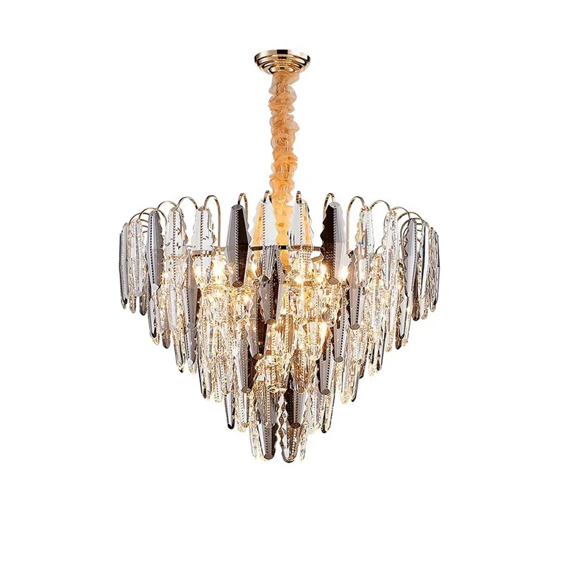 Add A Refined Glow With Our E14 LED K9 Crystal Chandelier Comes In Gold Chrome Or Black Hardware Instant Luxury for Your Space