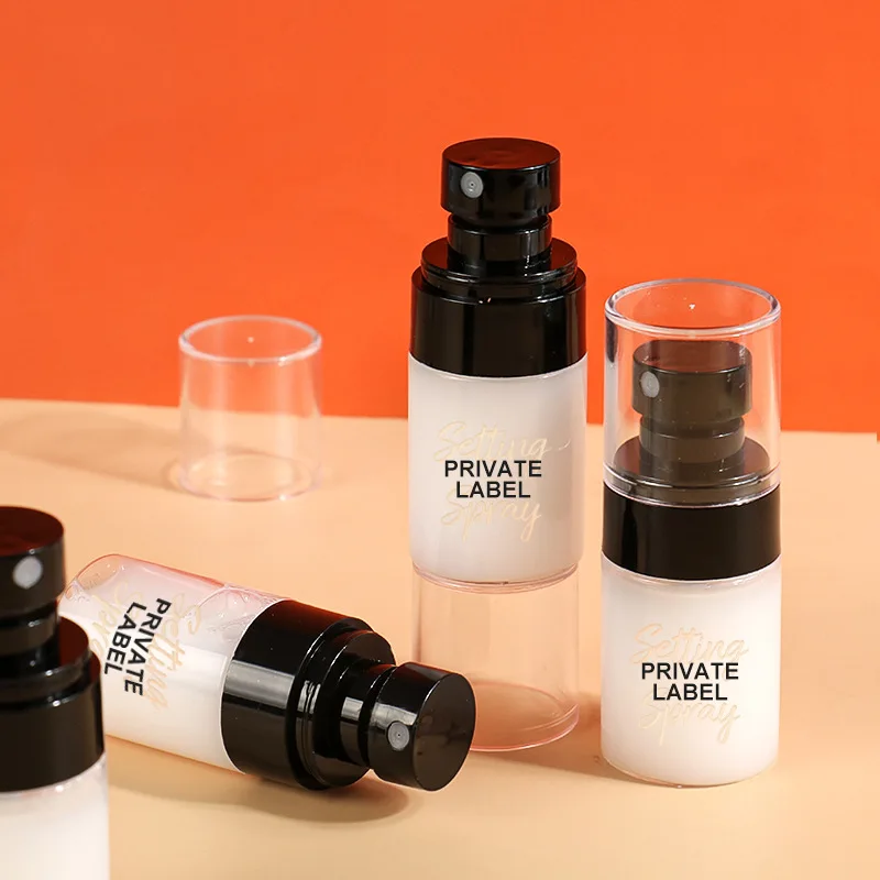 Polvo en aerosol con ajuste de etiqueta privada, maquillaje personalizado a granel, antisudor, control de aceite, humedad, maquillaje coreano