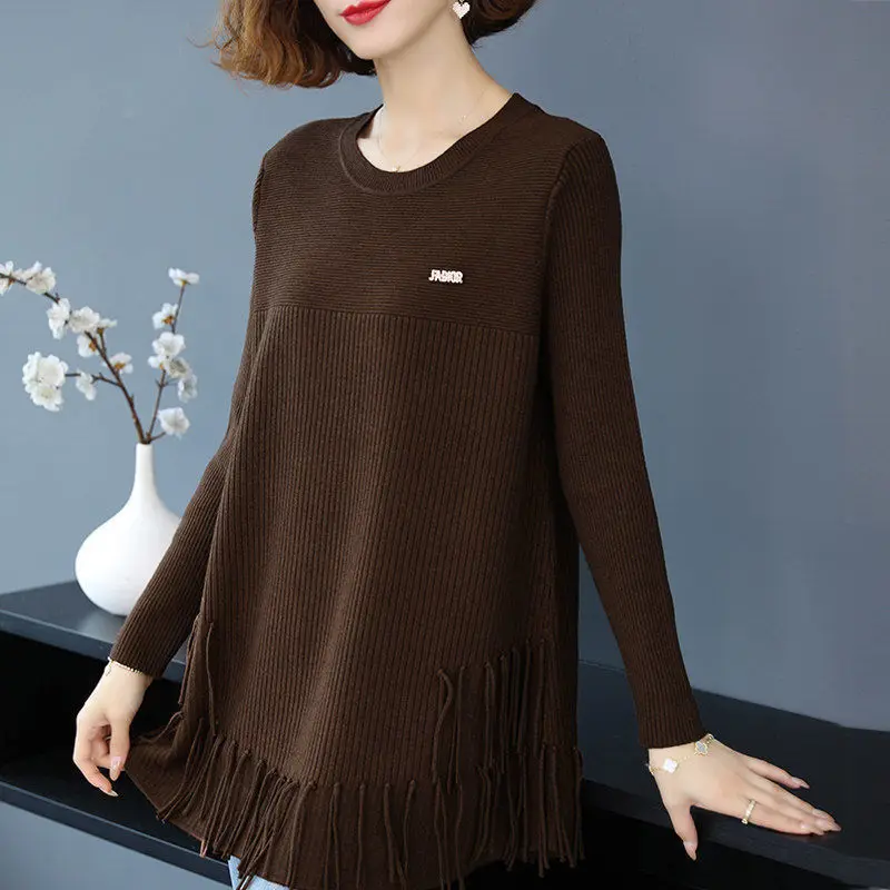 المرأة العصرية الخريف والشتاء سترة فضفاضة المرأة عارضة تنوعا بلون قاعدة قميص أنيق ومريح