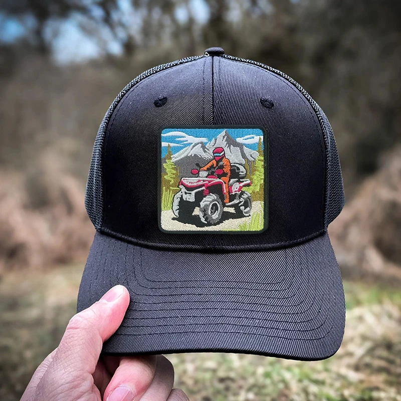 Parche táctico Super Quad Bike bordado – Insignia de moral con velcro - imagen 2