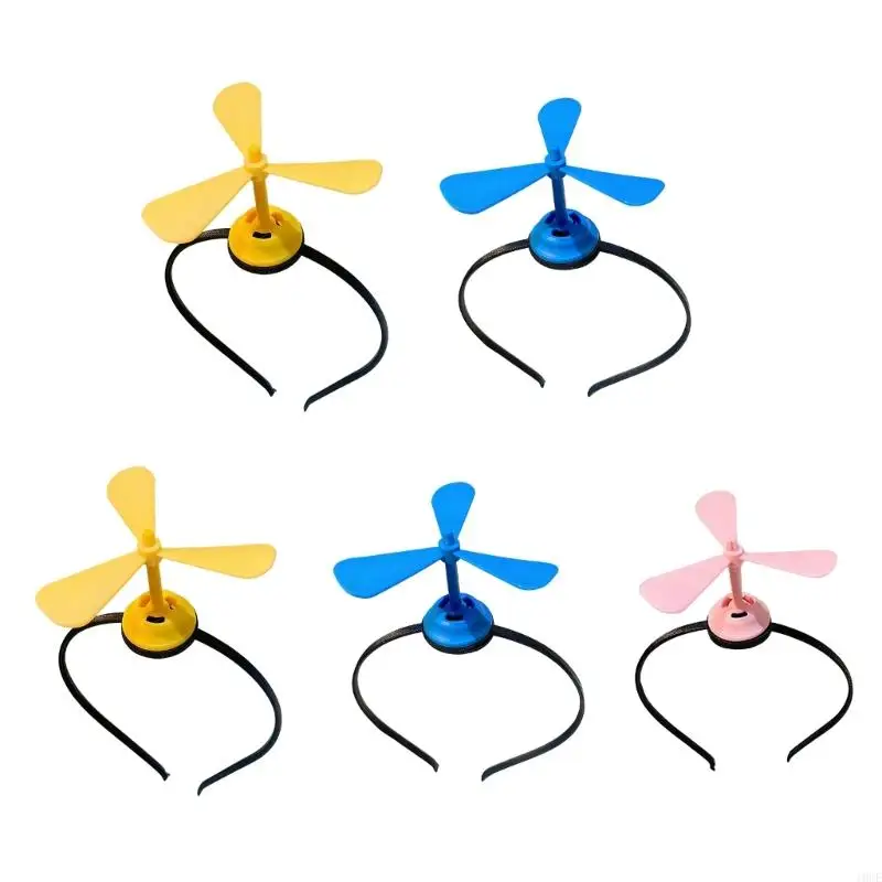 Creative Windmill Hairband Bamboo Copter Hairband For Funny Costume Event 