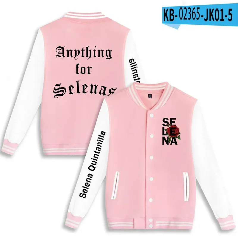 سترة بيسبول من Anza Quintanilla للرجال والنساء ، سترة بومبر ، ملابس خروج ، ملابس الشارع ، الهيب هوب ، زي البيسبول الجامعي ، بدلة رياضية غير رسمية