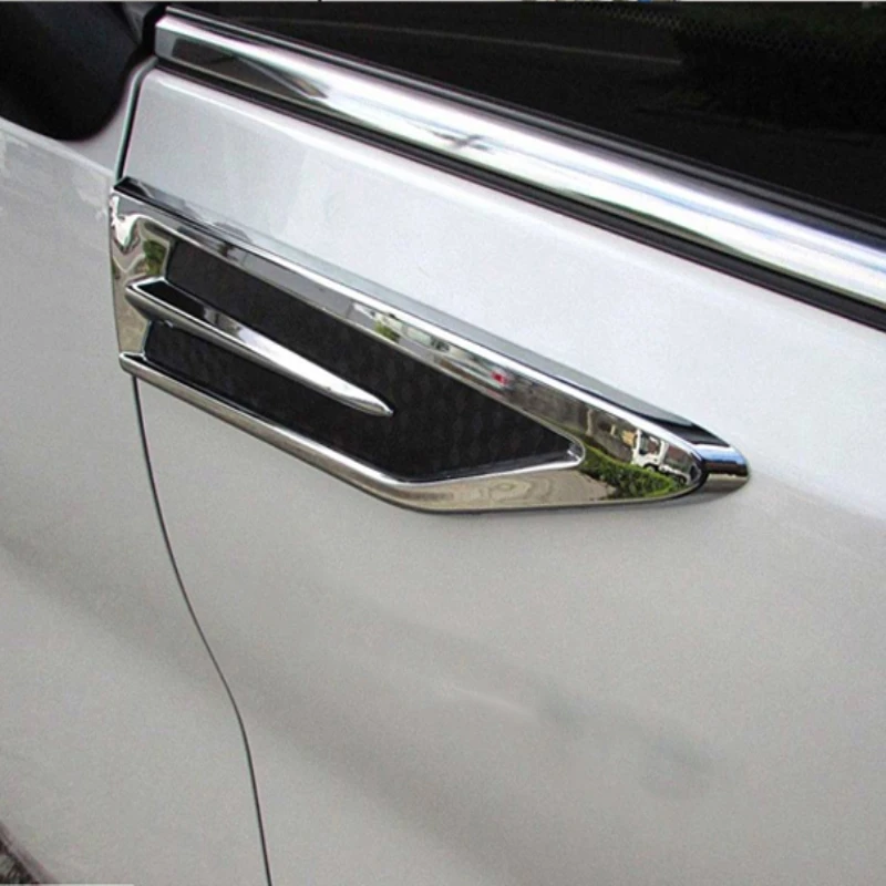 

For Toyota Alphard Vellfire 30 series 2016-2019 2021 2022 ABS chrome shark gill trim strip special leaf plate bright strip