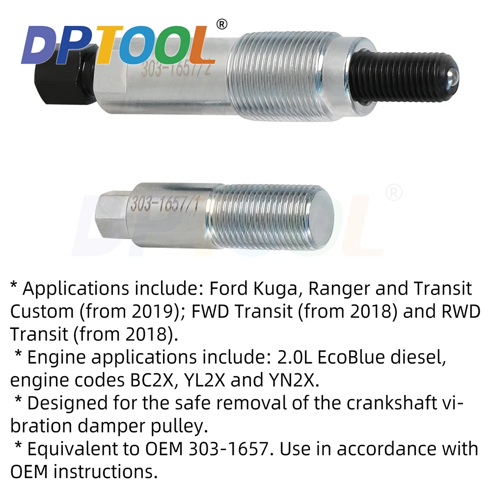 Crankshaft Pulley Removal Tool - Ford 2.0 EcoBlue TDCi