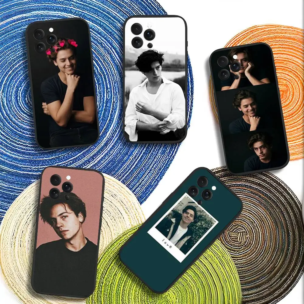Funda de Silicona Negra para Teléfono IPhone 17 Air 16 15 14 13 Pro Max 11 12 con Diseño de Jughead Jones de Riverdale