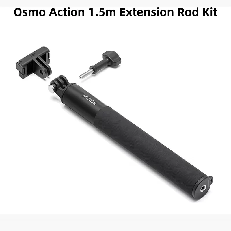 

New Osmo Action 1.5m Extension Rod Kit Original Compact Easy to Hold 1/4" Threaded Hole for DJI Osmo Action 5 Pro / Osmo Nano