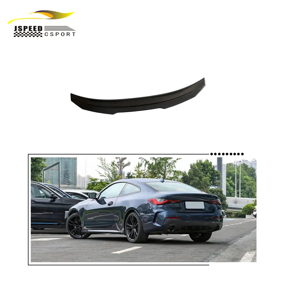 

Suitable for The JCSPORTLINE dry carbon fiber rear wing trunk spoiler of the BWM 4 series G22 G82 M4 coupe in 2021