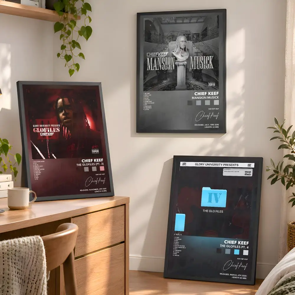 Singer C-Chief Keef Poster Aesthetic Wall Art Bedroom Living Room Dorm Office Home Decor