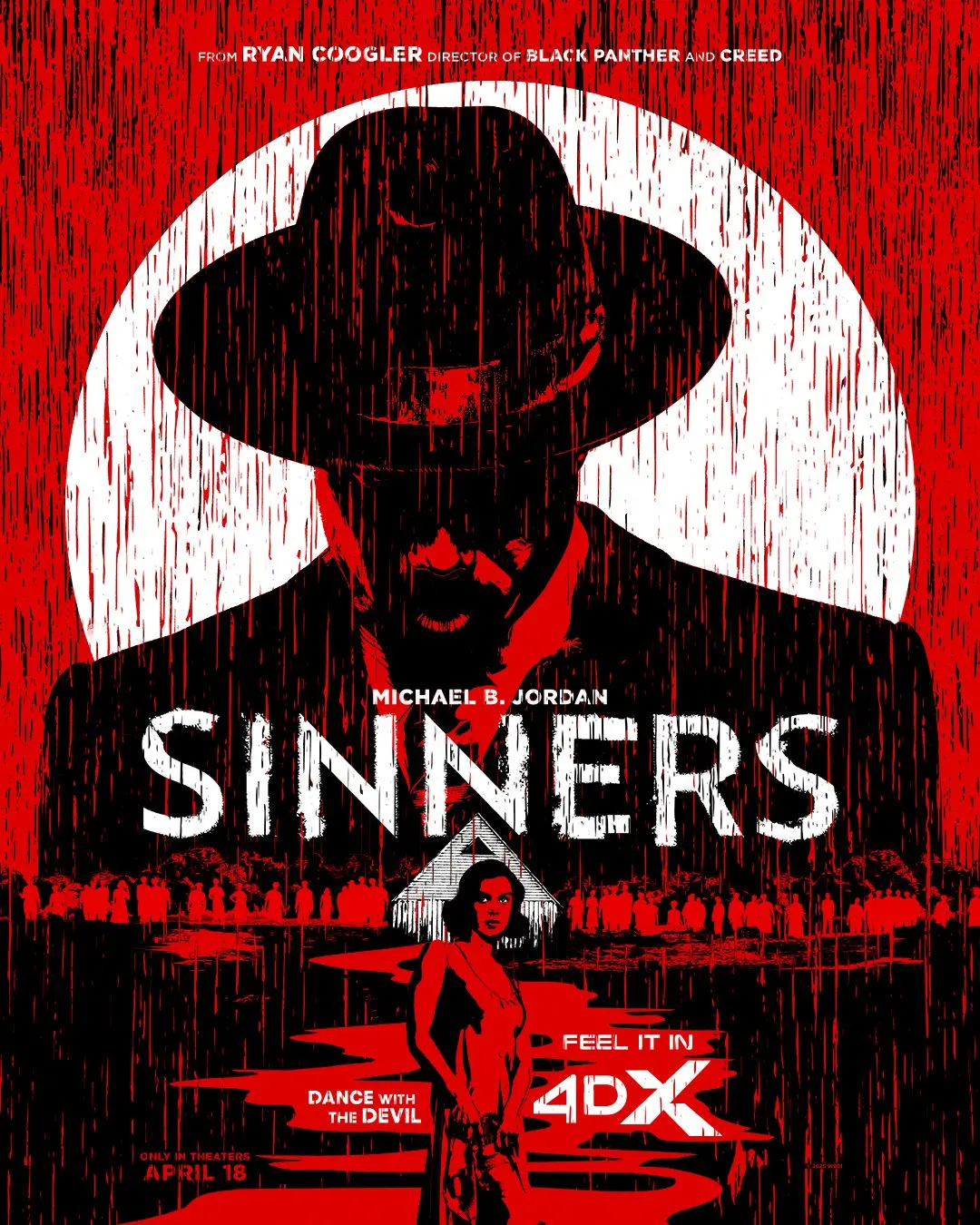 Movie Sinners 2025 Art SILK POSTER Wall Art Home Decoratief schilderij