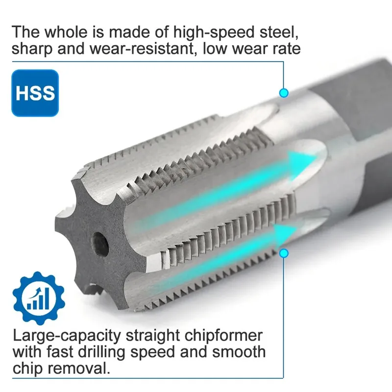 Imagem -02 - Pipe Thread Tapping Tools Grupo Tap Die g Npt 55 ° 60 ° Peças 2