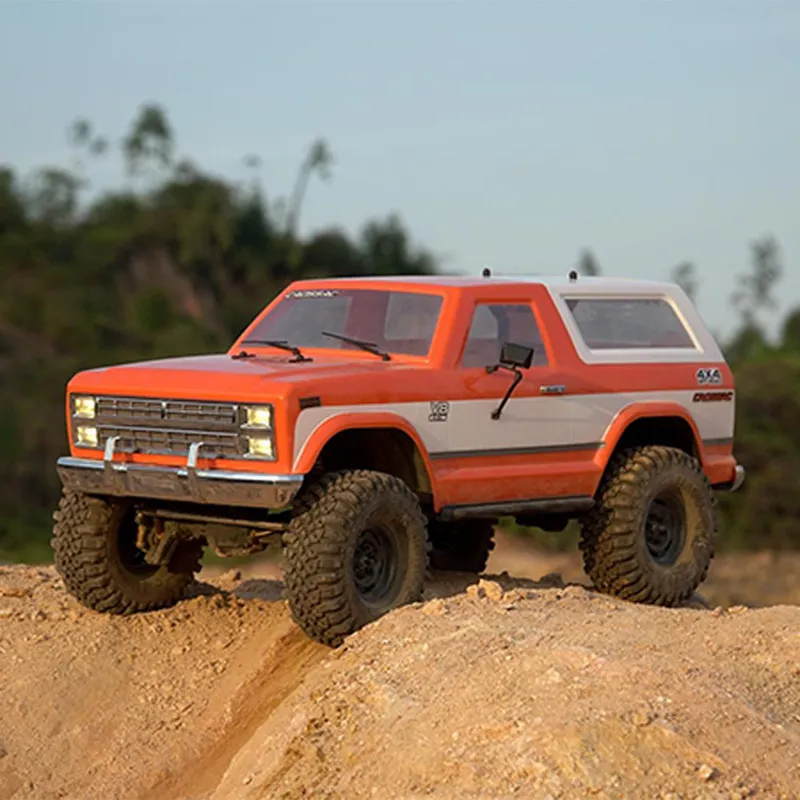 Crossr Rock Crawler Elettrico Telecomandato 2024 At4 Pro 4x4 Fuoristrada a Doppia Velocità con Blocco Differenziale Modello Auto per Hobbisti