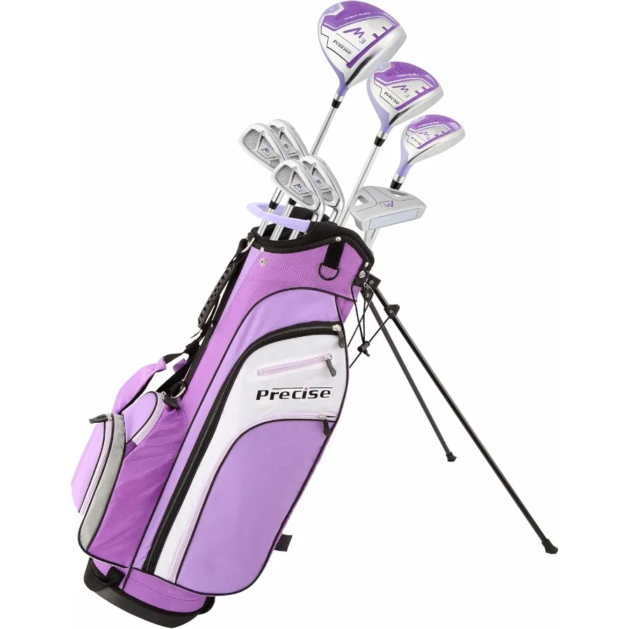 مجموعة نادي الجولف M3 للسيدات كاملة لليد اليمنى مجموعة نوادي الجولف النسائية العادية الصغيرة مع 3 مهاوي خفيفة الوزن HC #1