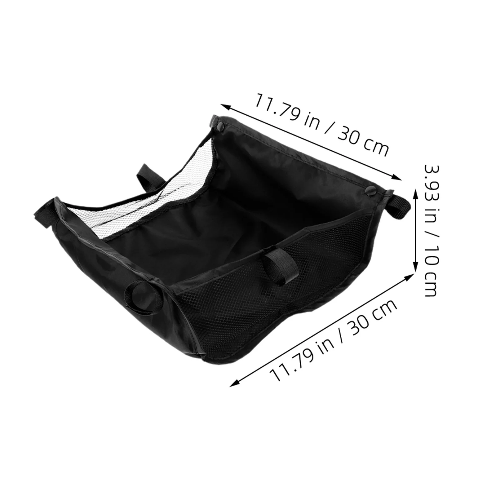 2pcs Large Capacity Storage Bag Oxford Cloth Under Stroller Organizer For Baby Essentials Universal Stroller Bottom