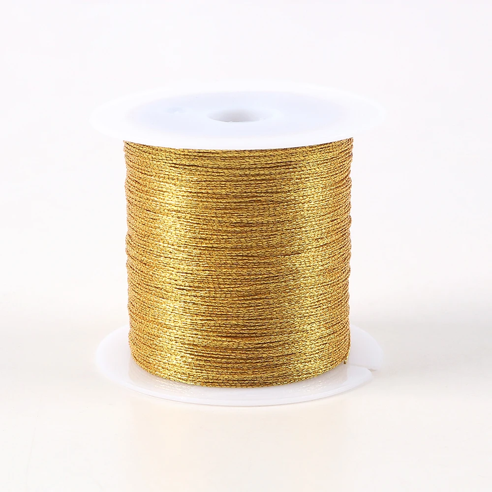 

1 Volume Multiple Shares Gold Silver Line Cord Jewelry Thread Metallic String for Hanging Making Materials Diy Accessories