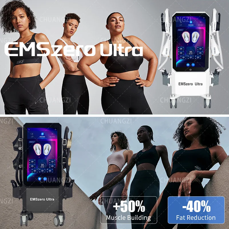 EMSzero UItra Body Sculpting เครื่อง Shaping 6500W 200hz EMS วิทยุความถี่เครื่องกระตุ้นกล้ามเนื้ออุปกรณ์