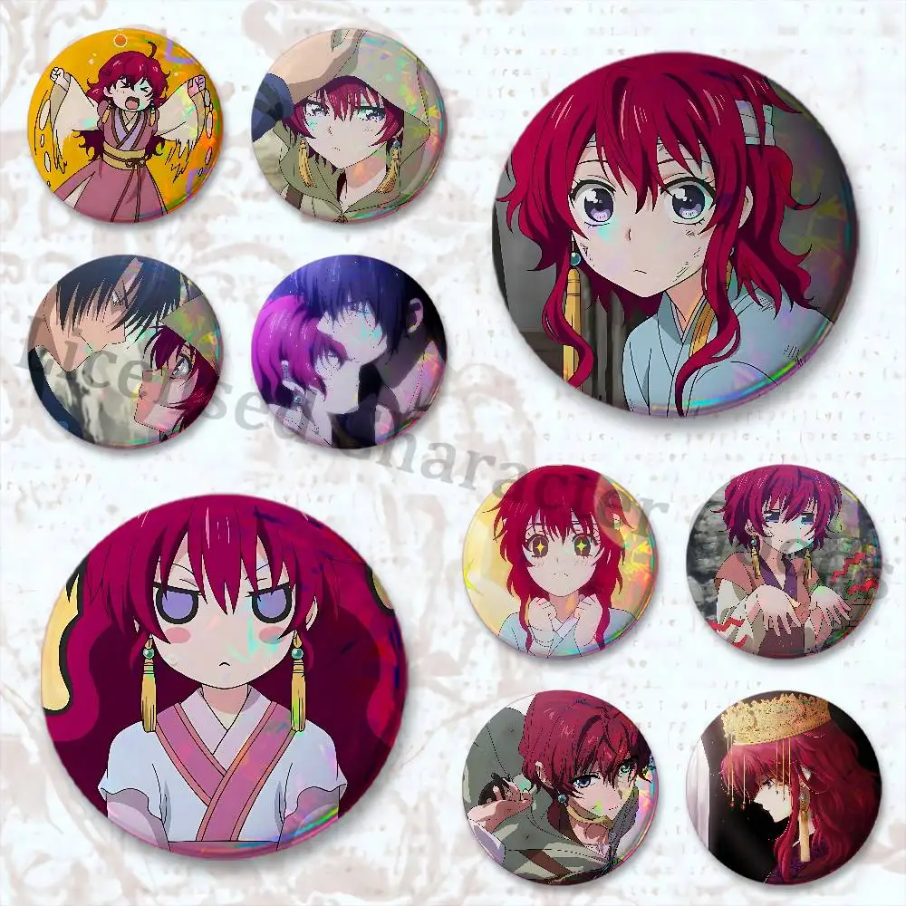 Yona A-Akatsuki no Y-Yona Artist Alley Fan-made Merch Custom Badges 75mm 44mm 25mm 32mm 58mm Collect Gifts Large