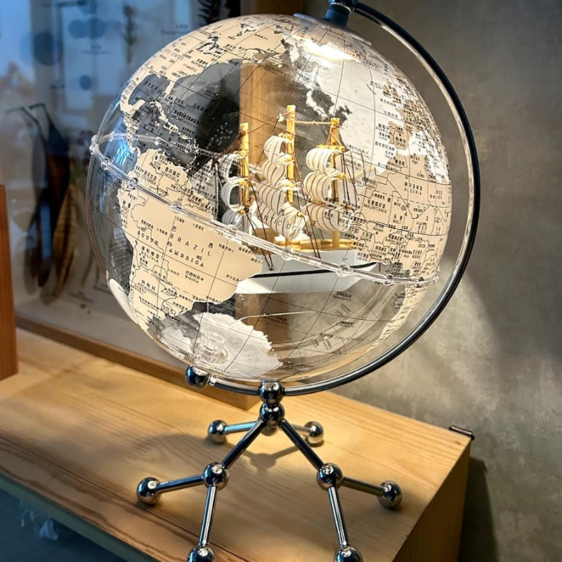 Globe ornament light luxury high-end living room TV cabinet entrance study bookcase office desktop home decoration