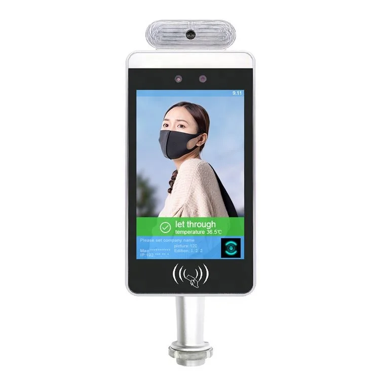 Face Recognition Access Control Camera Device with Temperature & Facemask Check