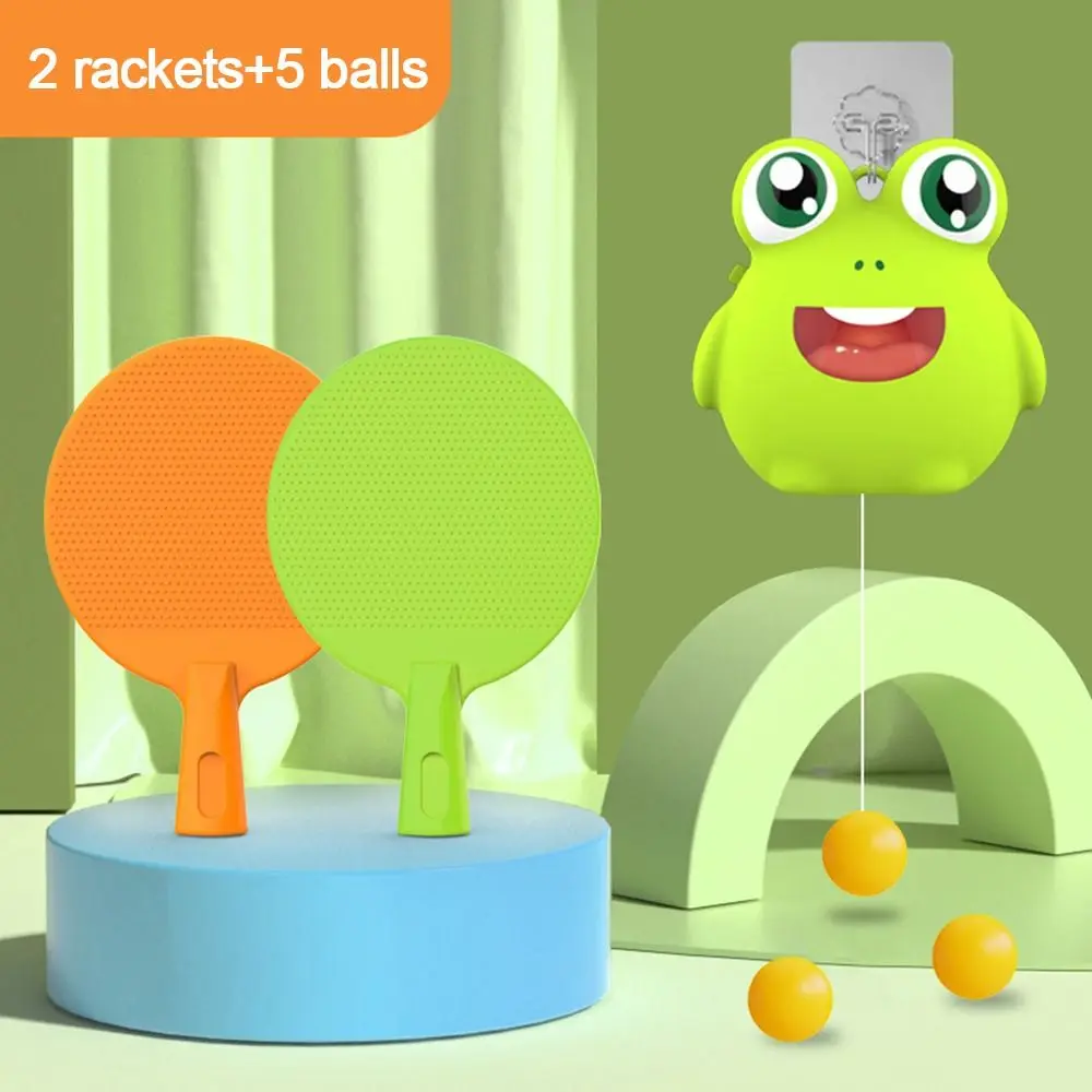 Interaktywny trener tenisa stołowego dla dzieci, wspierający koordynację ręka-oko i ćwiczenia wzroku, zabawka do tenisa stołowego.