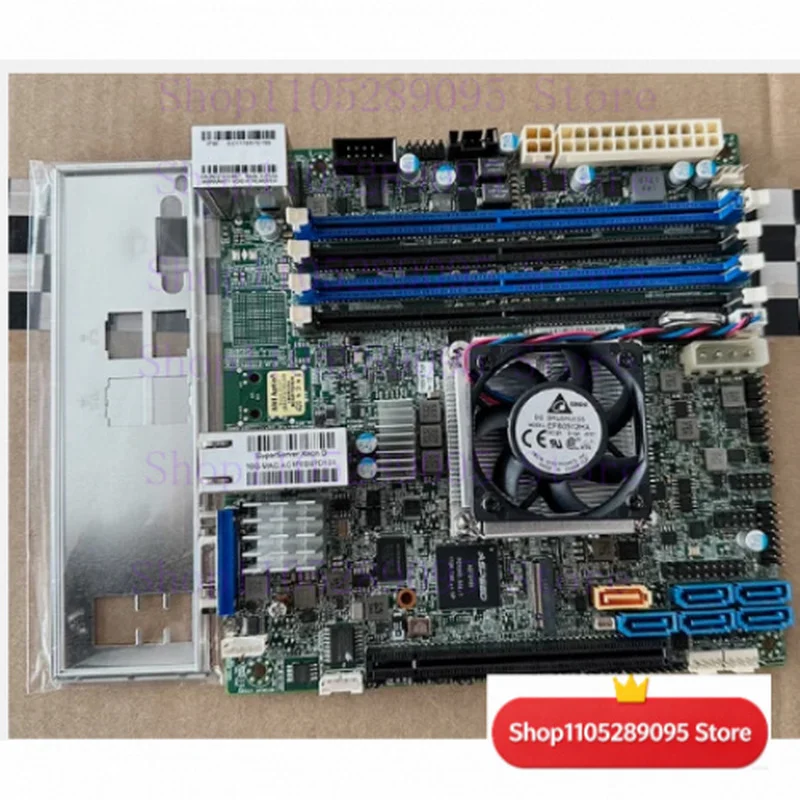 90NEW For Supermicro X10SDV-16C-TLN2F server ITX Motherboard XEON D1581 dual 10 Gigabit