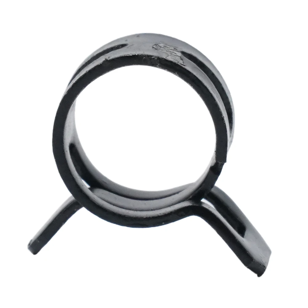 Fuel Hose Clamp Spring Hose Clamp Manganese Steel 0.5mm Thickness 8-16mm Gasoline Hose Clamp Portable Reusable