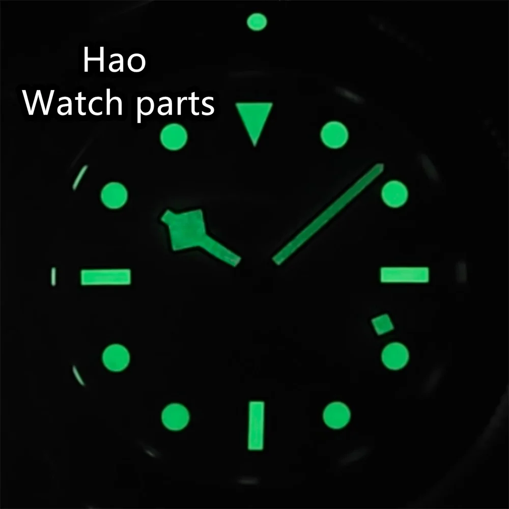 BLIGER 39mm Sterile NH35A PT5000 Orologio da uomo Zappato Cristallo di zaffiro Ceramica Lunetta Quadrante rosa Orologio da polso automatico luminoso verde