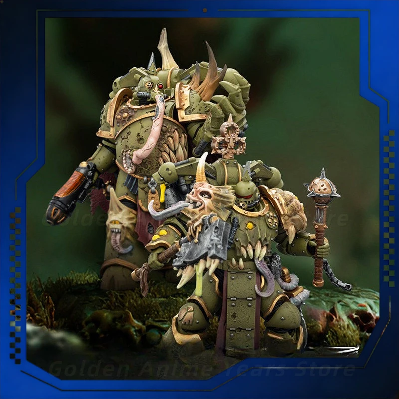 【Coming Soon】Original JOYTOY Warhammer 40K Death Guard Plague Champion & Plague Marine 1:18 Collectible Gift