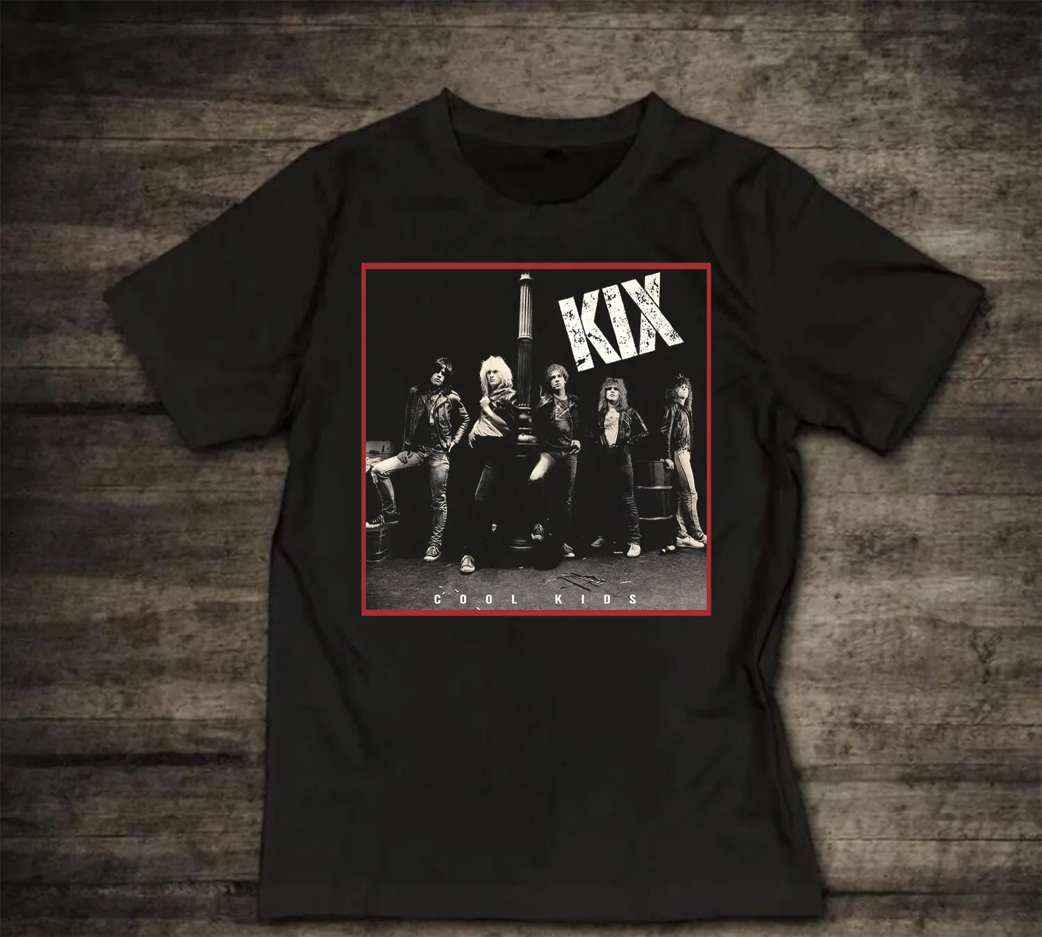 Kix T Shirt Band music Size S M L 234XL Black Cotton Men II038