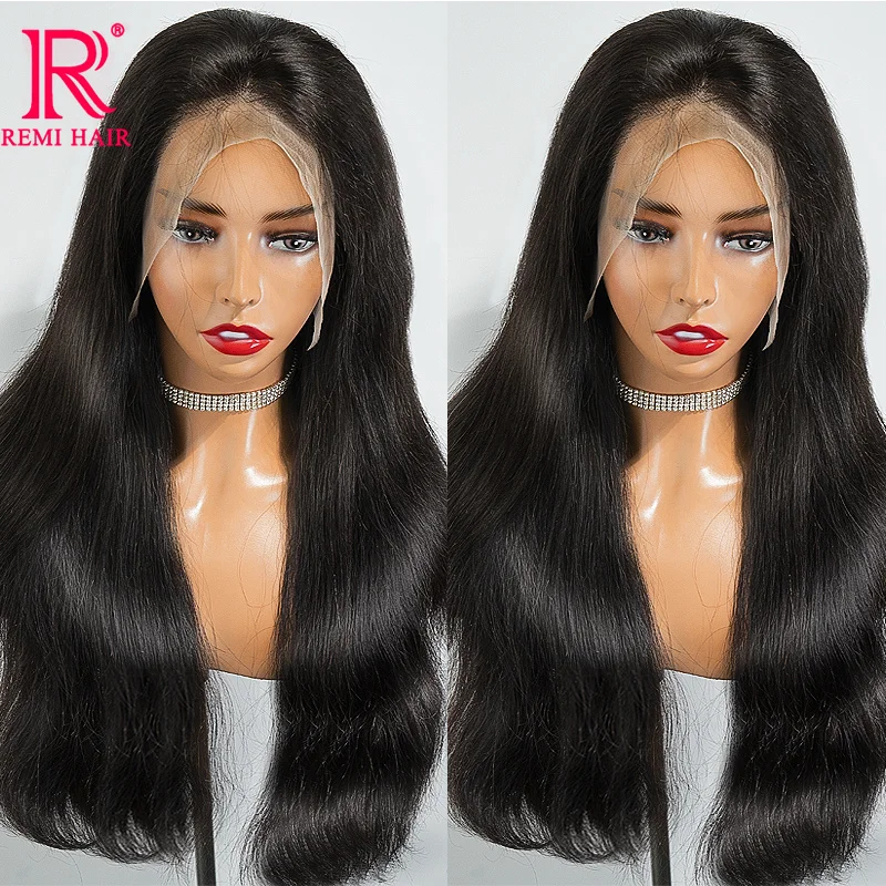 

Lace Frontal Human Hair Wig for Women 13x4 Lace Frontal 4x4 Face Closure Wigs Unprocessed Black Original Natural Straight Wigs