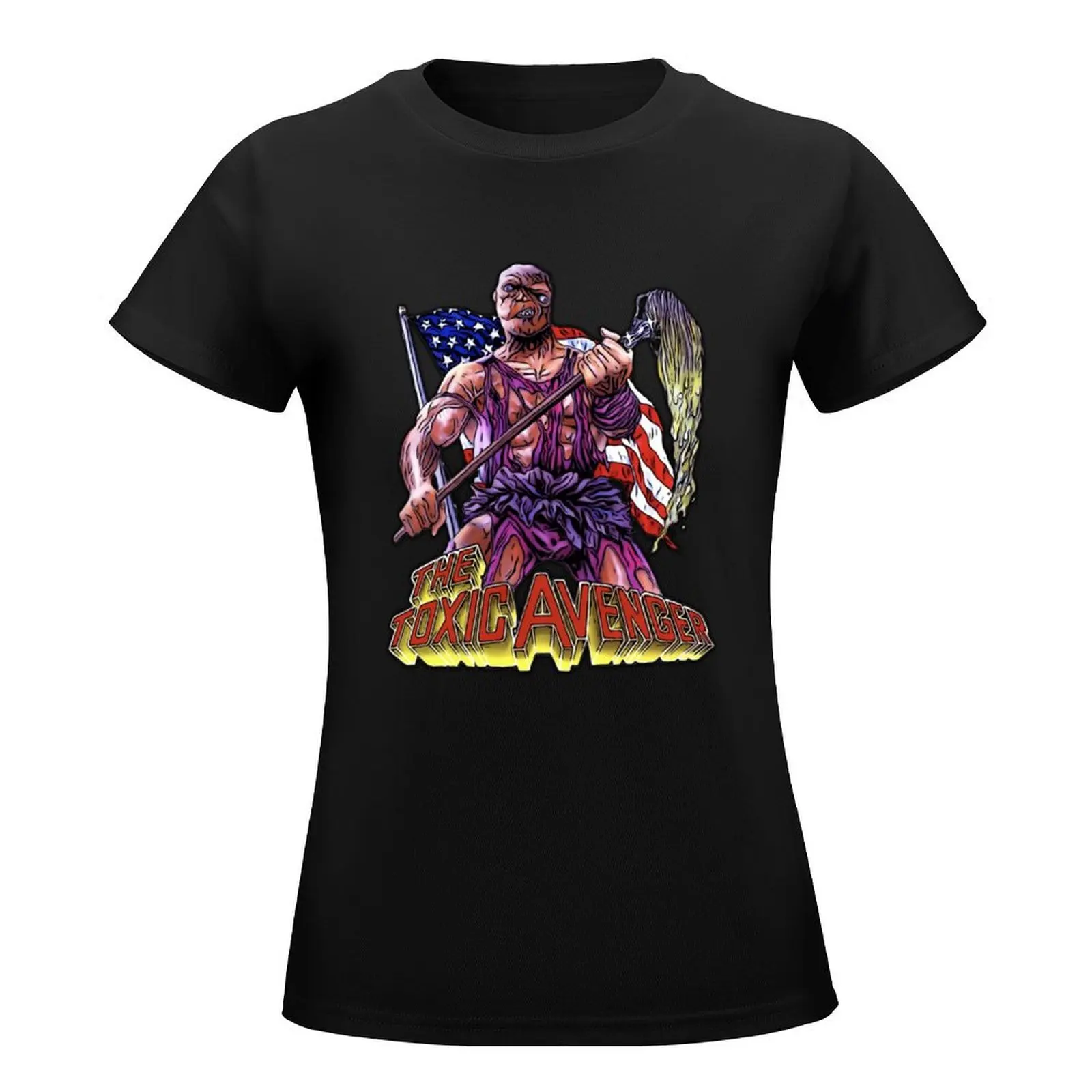 The Toxic Avenger T-Shirt oversized summer top Short sleeve tee designer clothes Women luxury