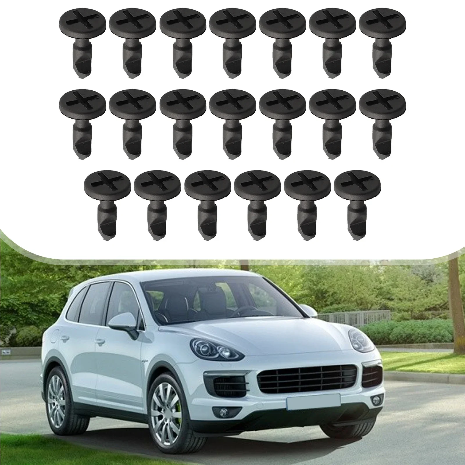 Compatible with For Porsche For 2003 2010 20 Engine Compartment Panel Clips Direct Replacement Part 95557271000