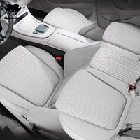 Car Seat Cushion All-season Universal Napa Leather Driver's Front Seat Protector Cover One-piece Summer Breathable Backseat Mat