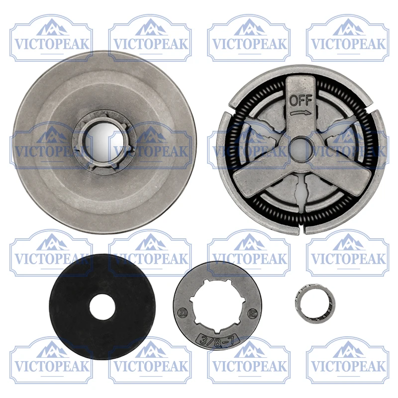 Kettensägenteile 5800 Kupplung und 3/8-7 Kettenrad-Kit für Großzahnkette 3/8" 0,058" – Detail 5